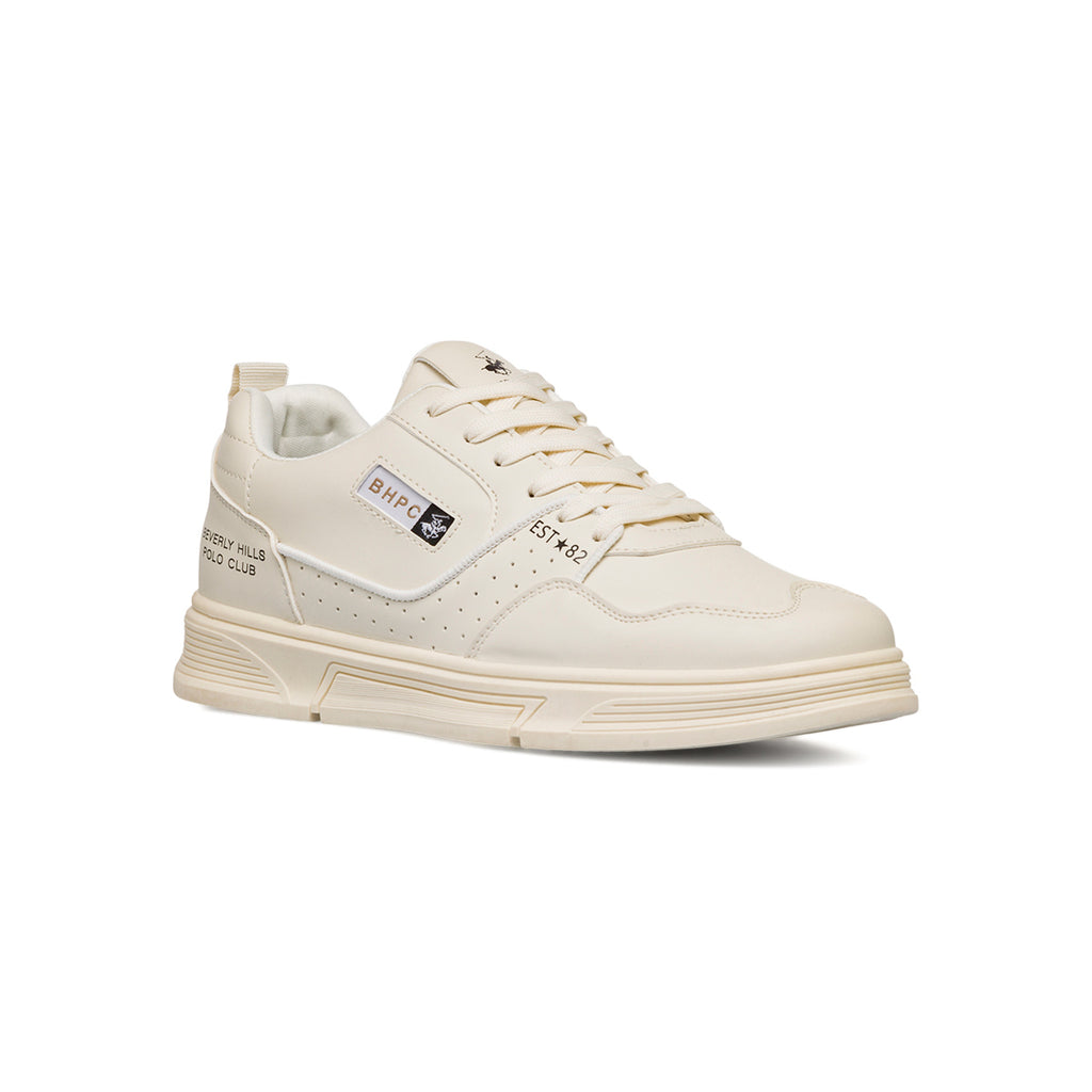 Sneakers casual bianco off-white da uomo Beverly Hills Polo Club