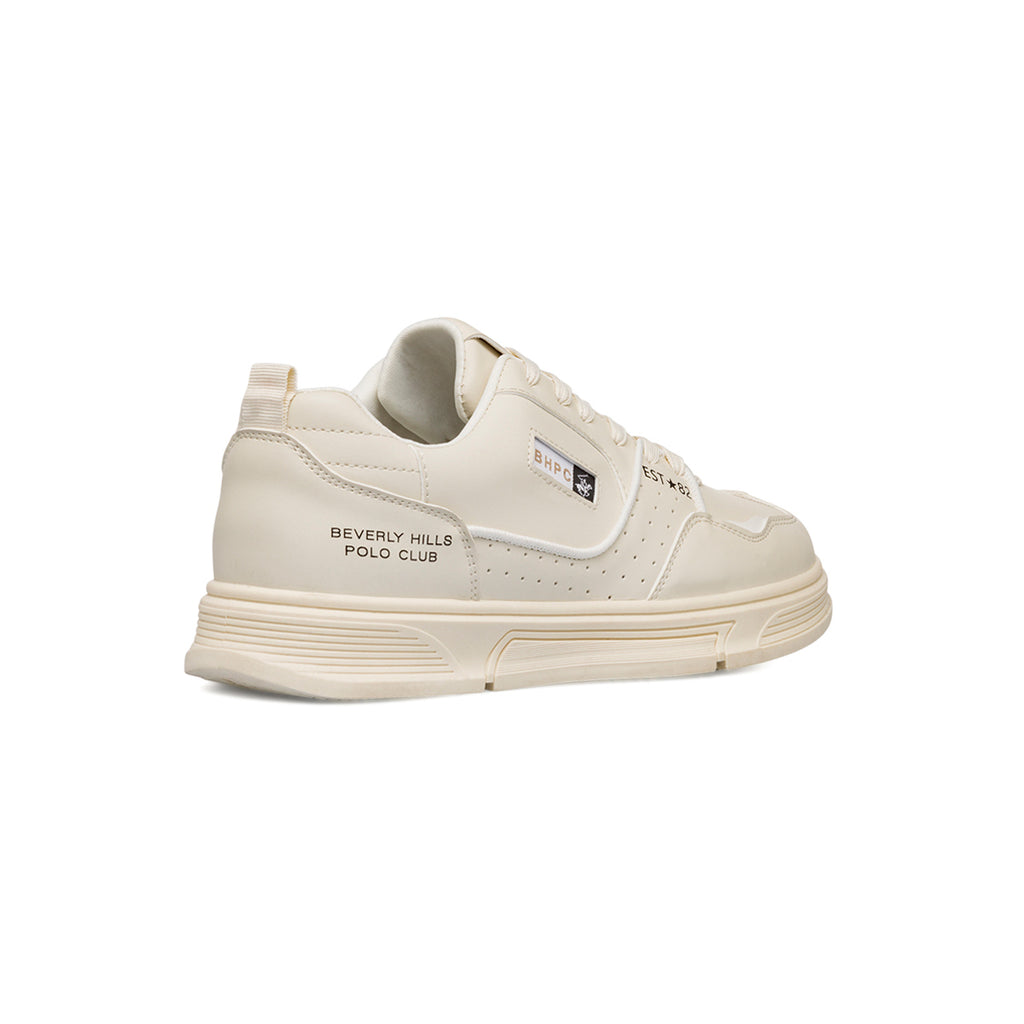 Sneakers casual bianco off-white da uomo Beverly Hills Polo Club