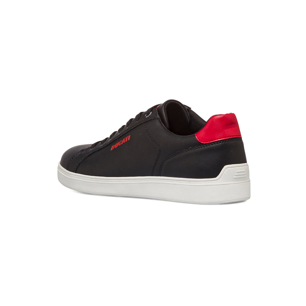 Sneakers nere da Uomo con logo rosso Ducati