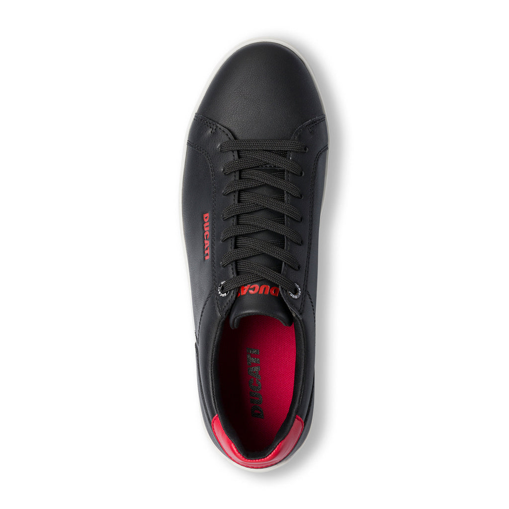 Sneakers nere da Uomo con logo rosso Ducati