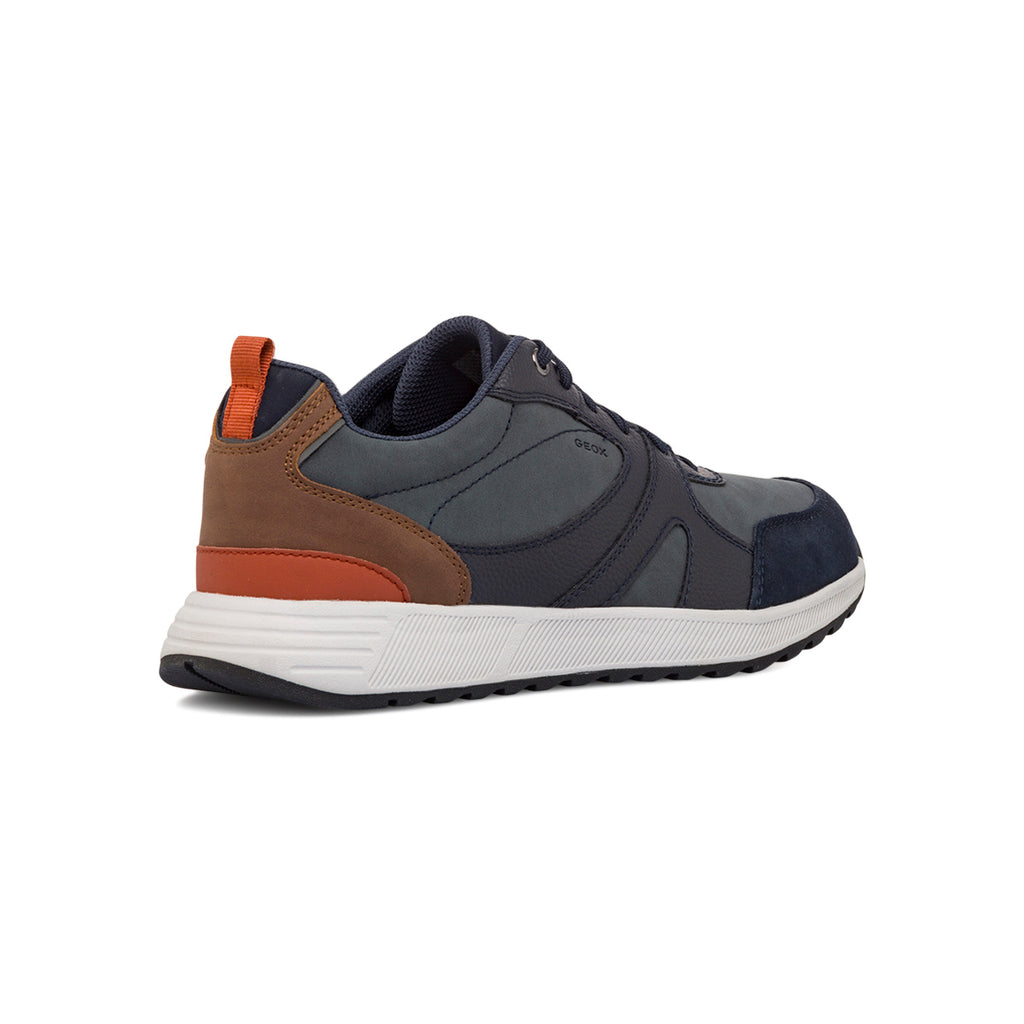 Sneakers traspiranti da uomo blu navy Geox