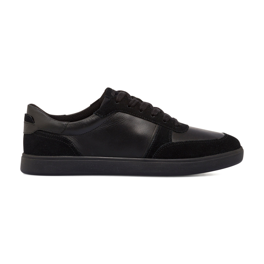 Sneakers traspiranti nere da uomo in pelle Geox