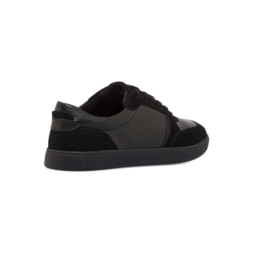 Sneakers traspiranti nere da uomo in pelle Geox