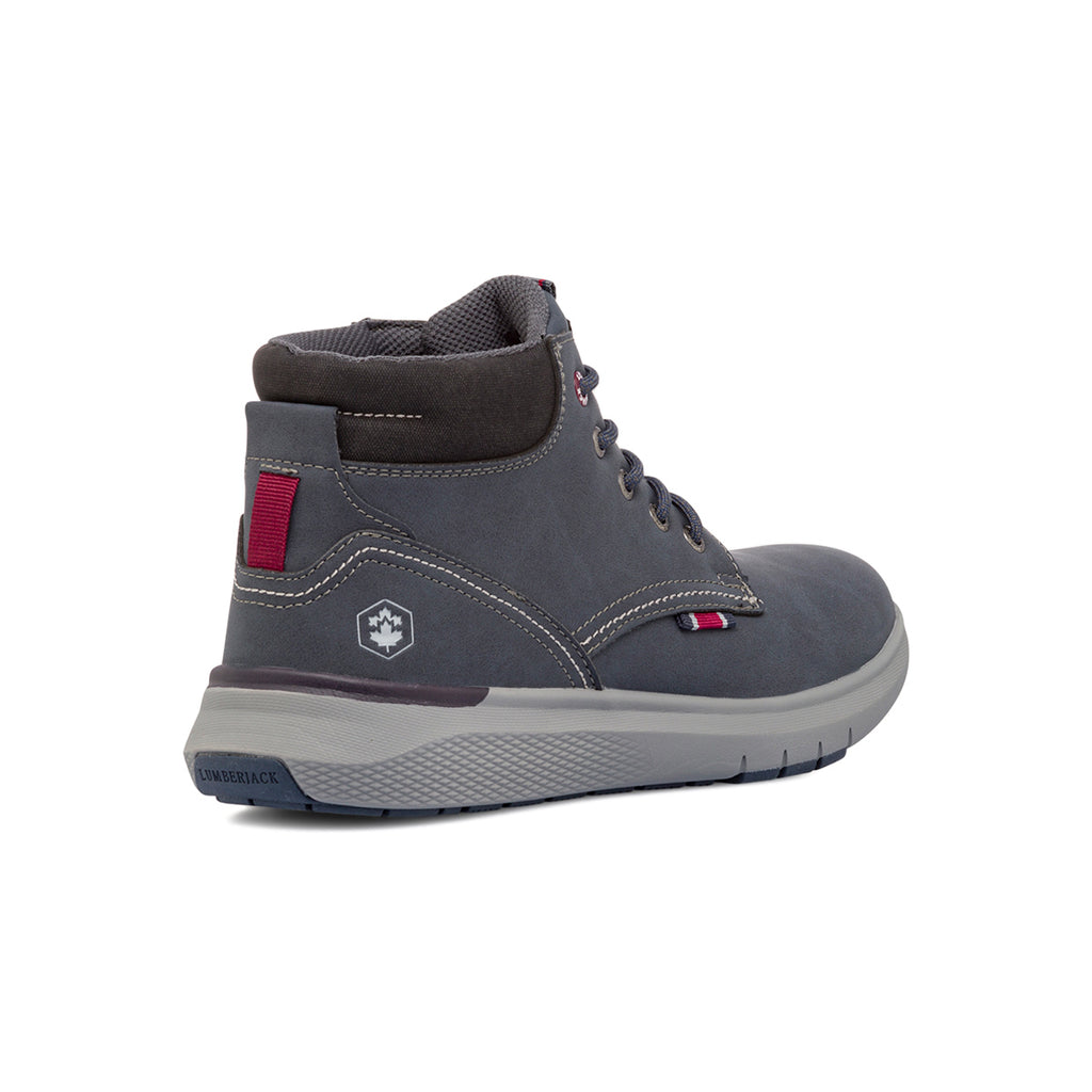 Sneakers casual alte da uomo grigie Lumberjack Neil