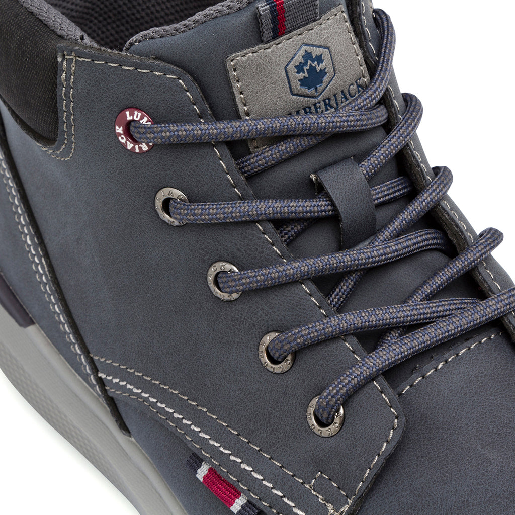 Sneakers casual alte da uomo grigie Lumberjack Neil