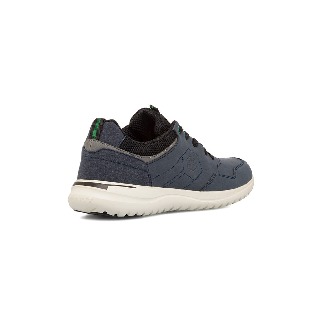 Sneakers casual da uomo blu con logo Lumberjack