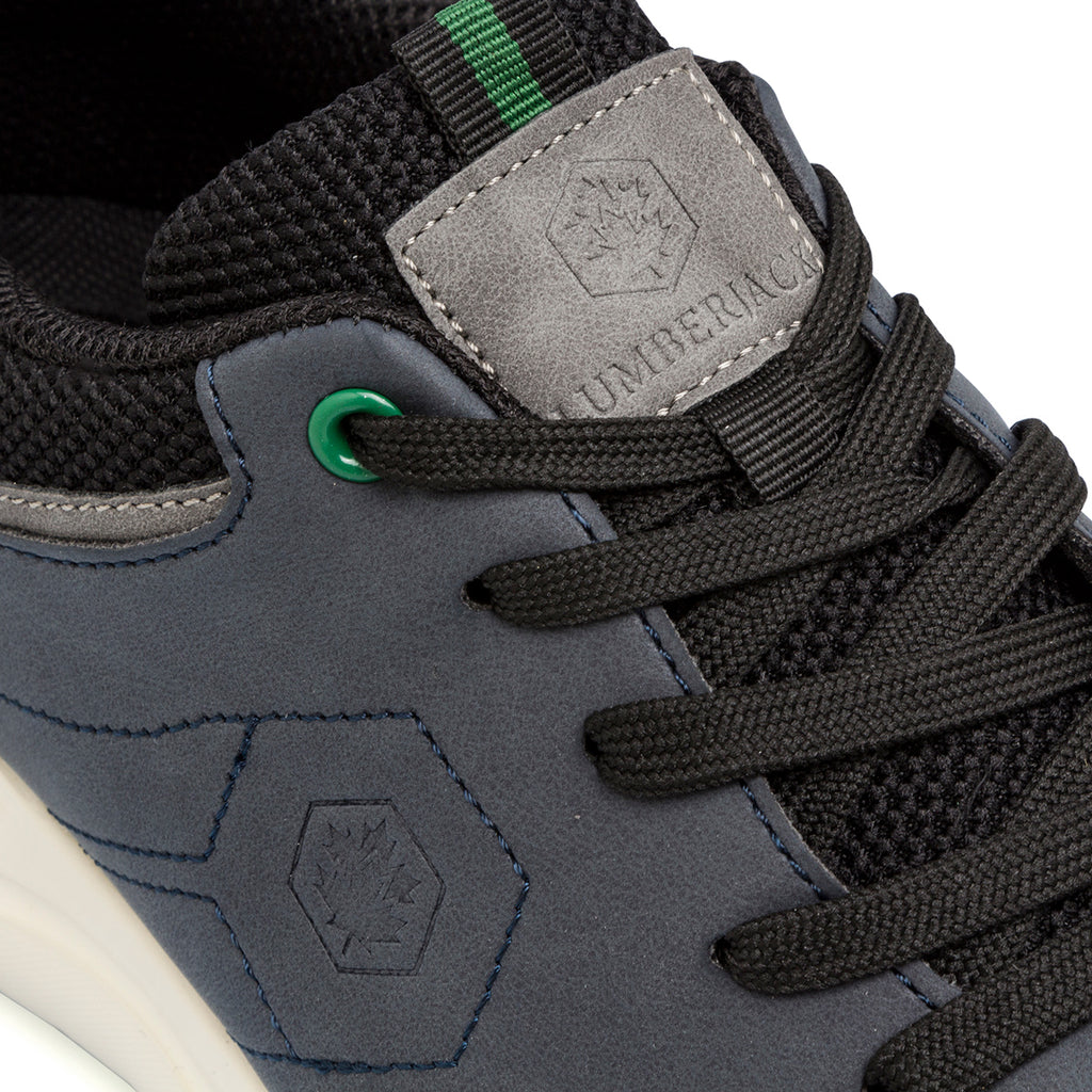 Sneakers casual da uomo blu con logo Lumberjack
