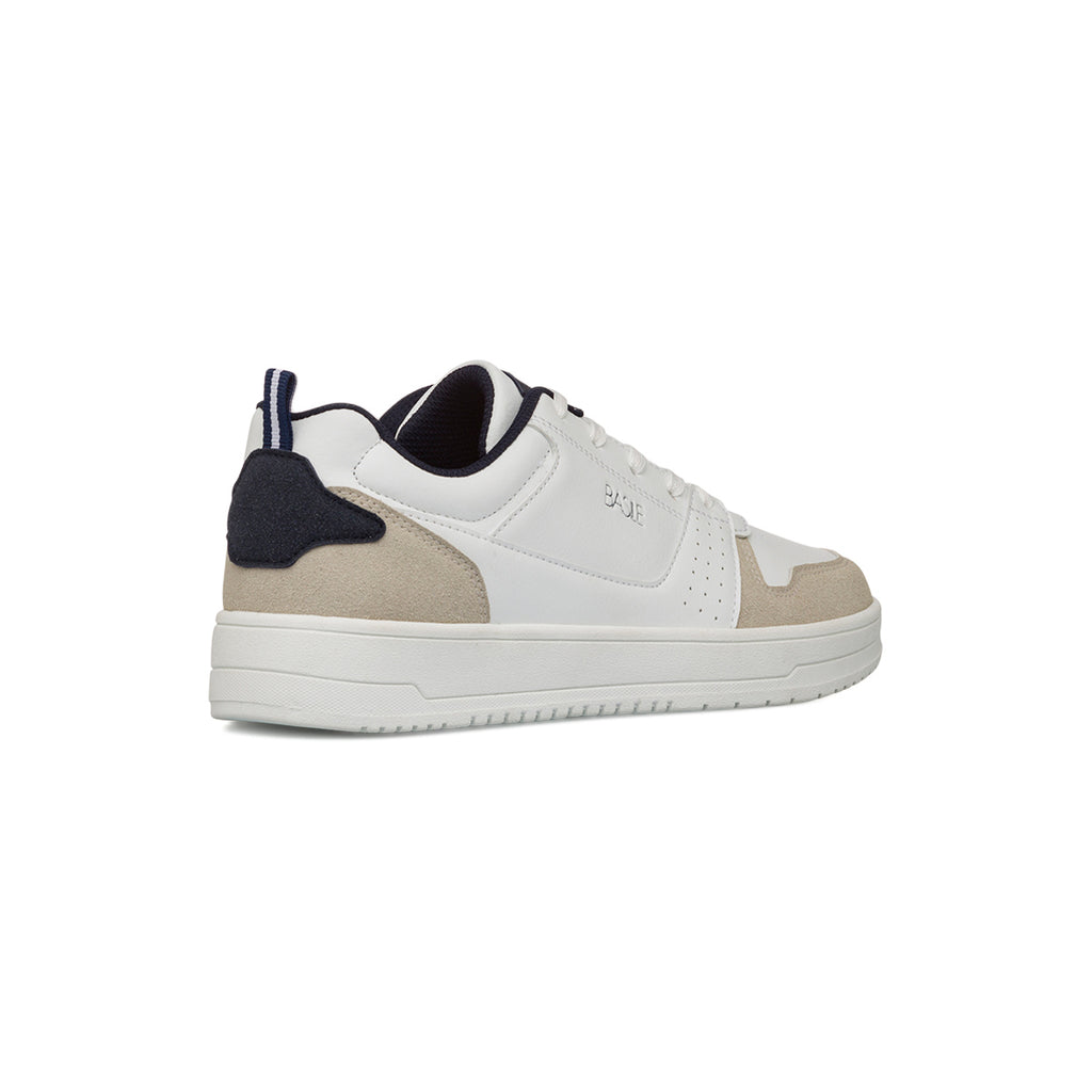 Sneakers bianche da Uomo con logo laterale in contrasto Basile