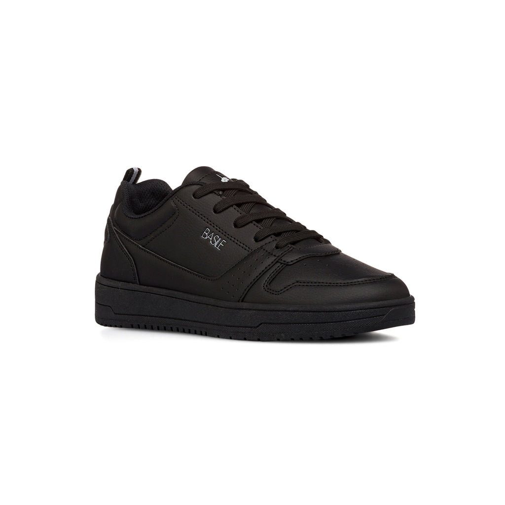 Sneakers nere da Uomo con logo laterale in contrasto Basile
