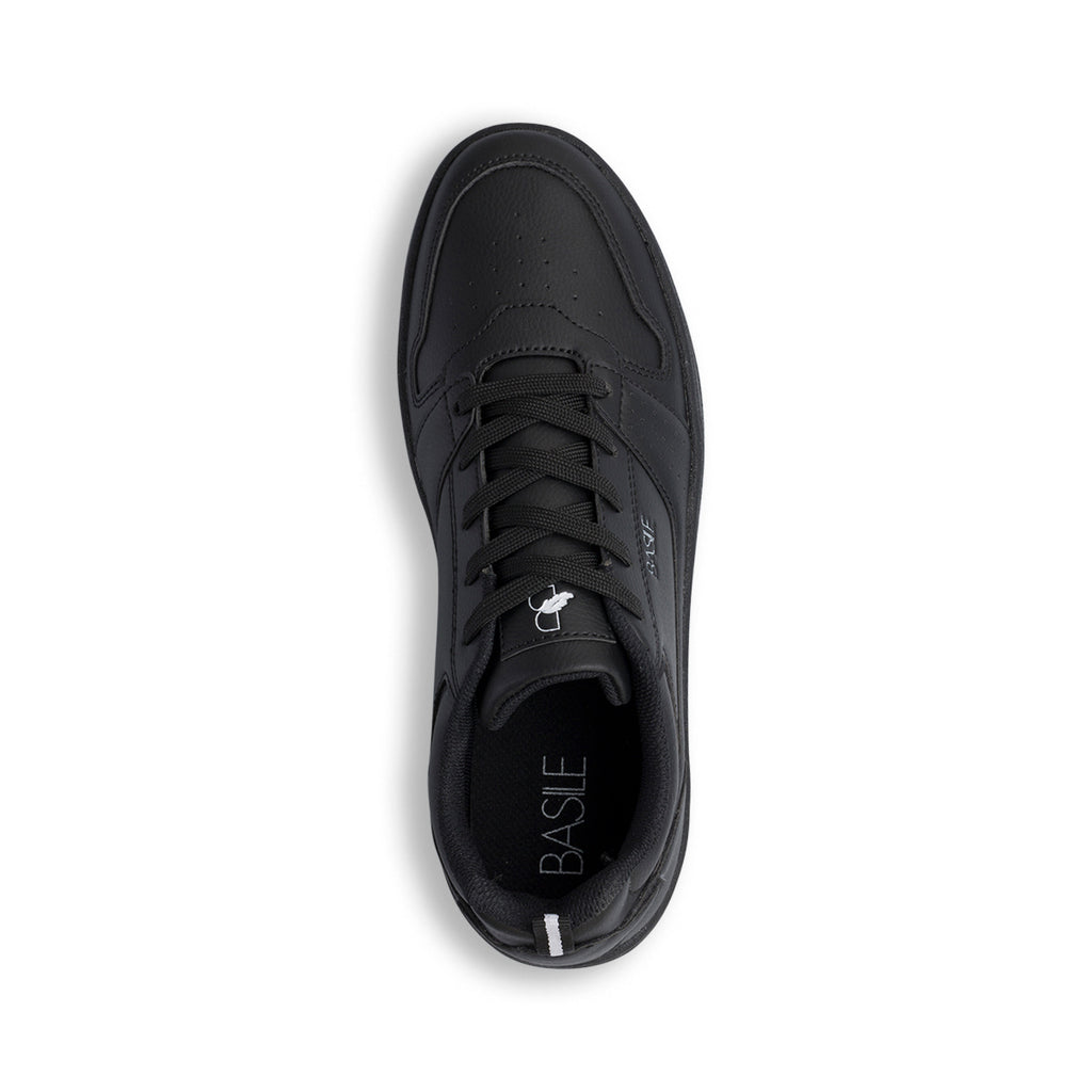 Sneakers nere da Uomo con logo laterale in contrasto Basile