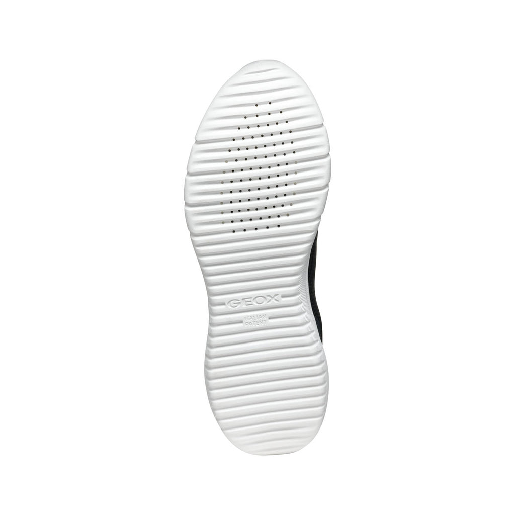 Sneakers blu da Uomo con inserti in contrasto e suola traspirante Geox