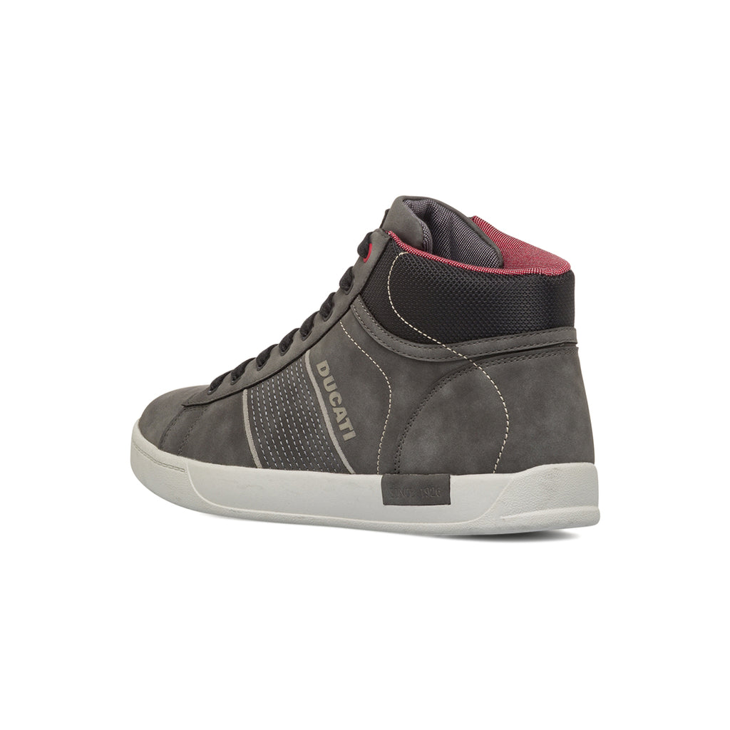 Sneakers alte nere da Uomo con banda laterale Ducati