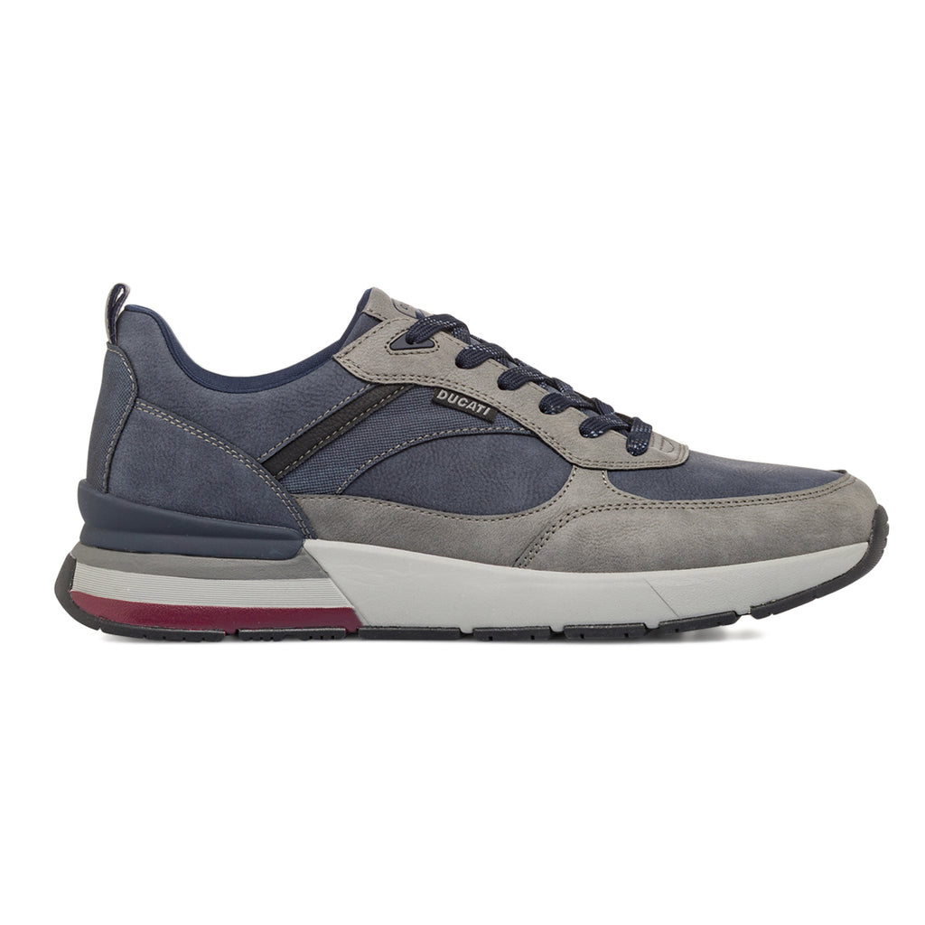 Sneakers blu da Uomo con dettagli Grigi Ducati