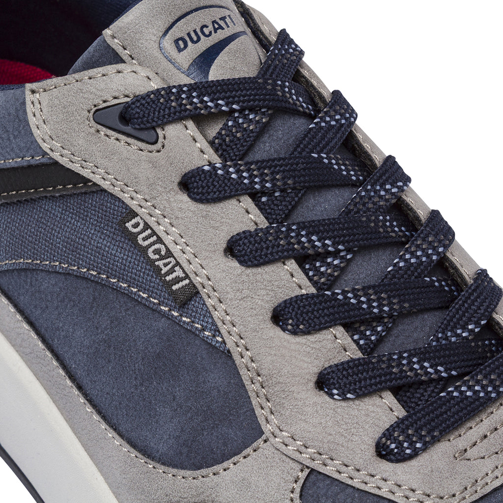 Sneakers blu da Uomo con dettagli Grigi Ducati