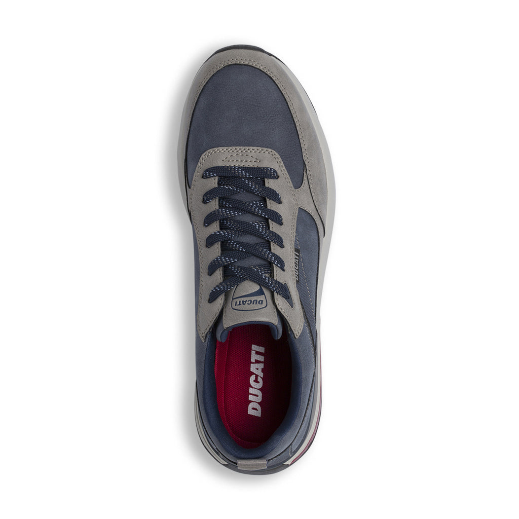Sneakers blu da Uomo con dettagli Grigi Ducati