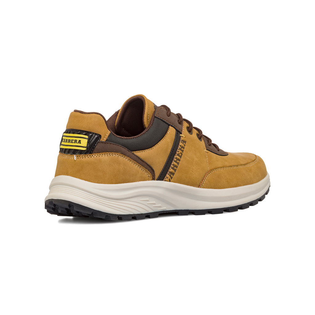 Sneakers ocra con inserti marroni da Uomo Carrera Jeans