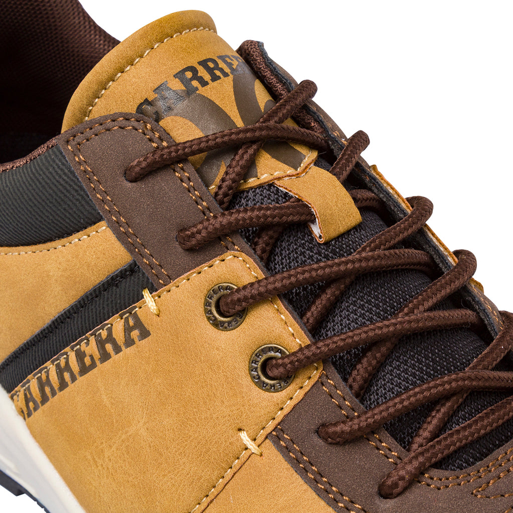 Sneakers ocra con inserti marroni da Uomo Carrera Jeans