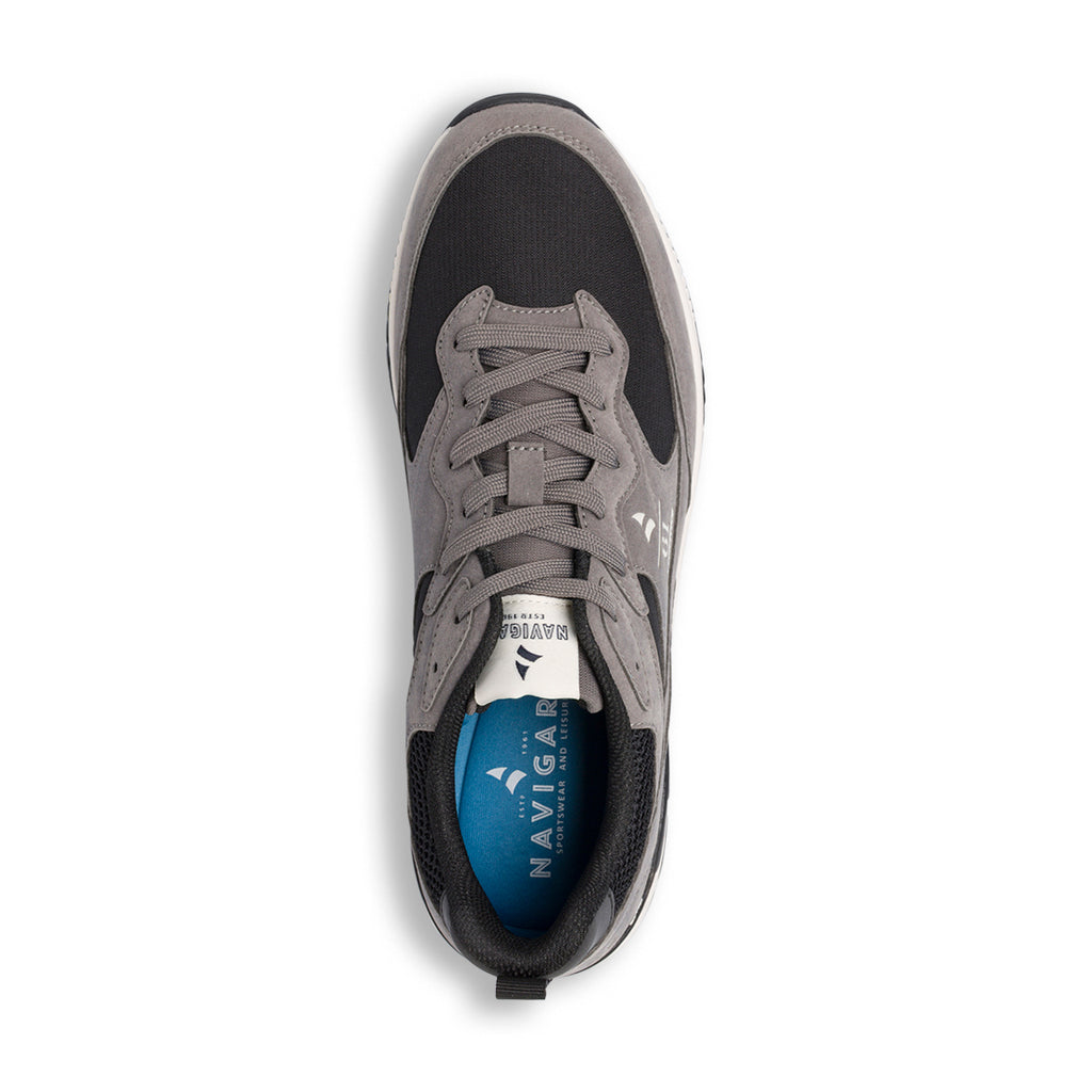 Sneakers Grigie da Uomo con inserti in contrasto Navigare