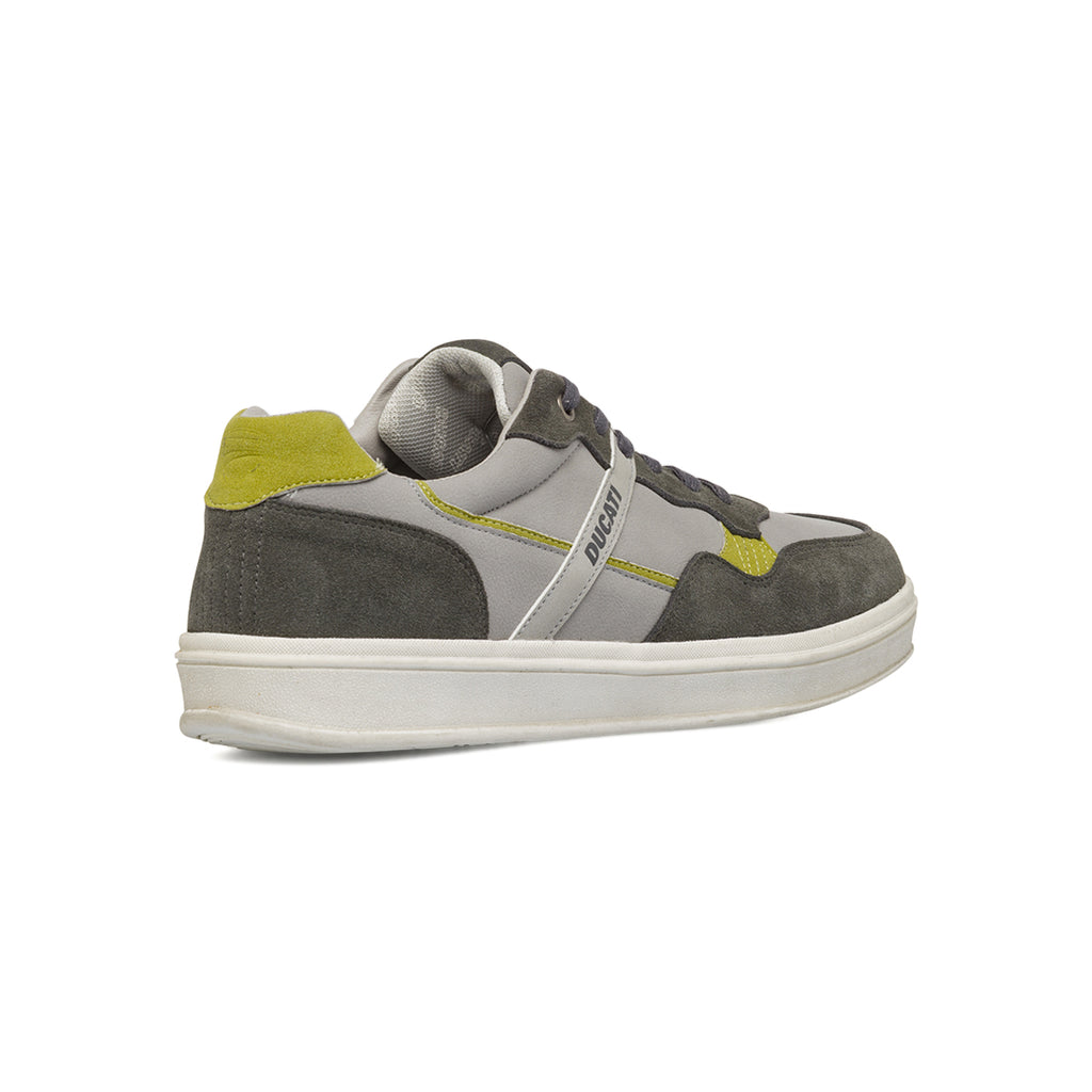 Sneakers grigie da Uomo con dettagli in contrasto Ducati