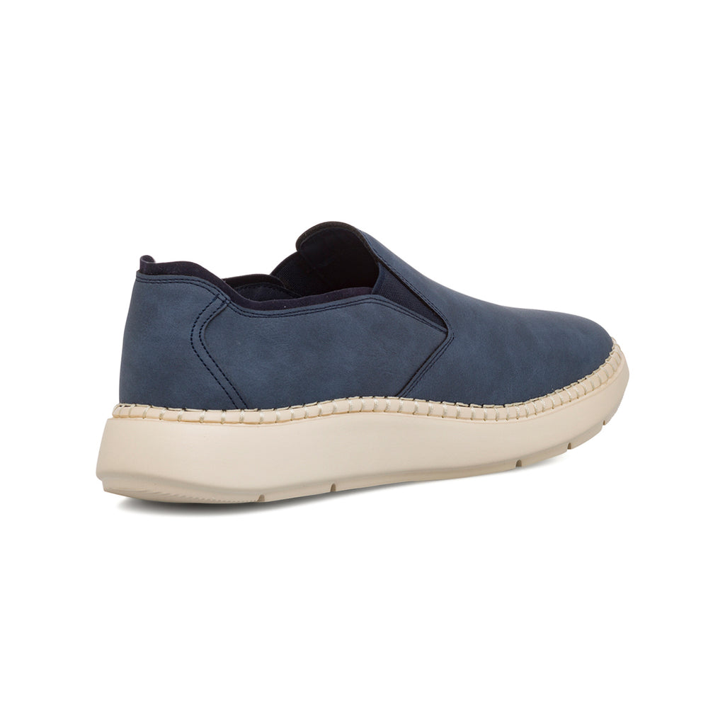 Scarpe slip-on casual da uomo blu navy P Soft
