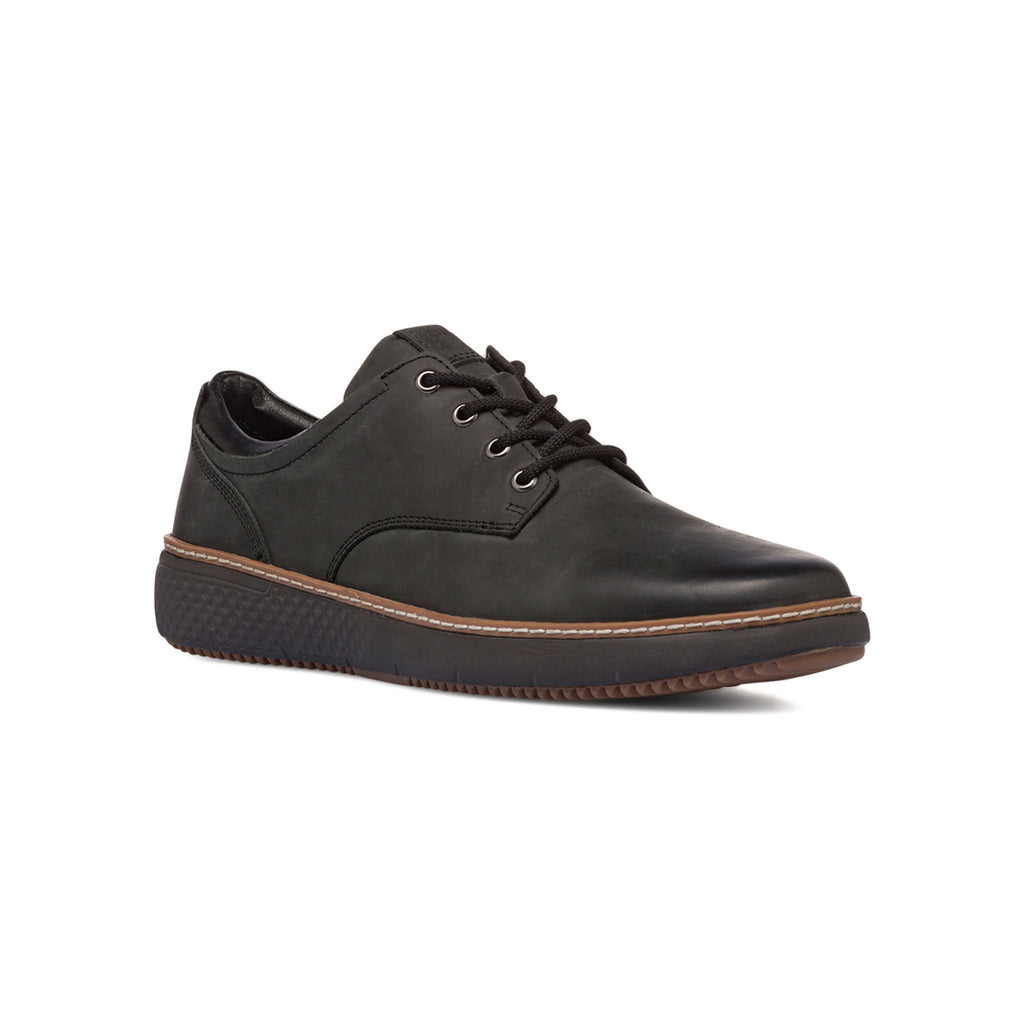 Scarpe eleganti comfort nere da uomo in pelle Primopiano