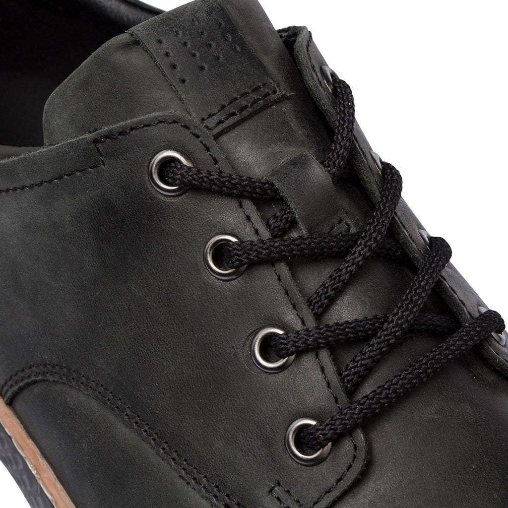 Scarpe eleganti comfort nere da uomo in pelle Primopiano