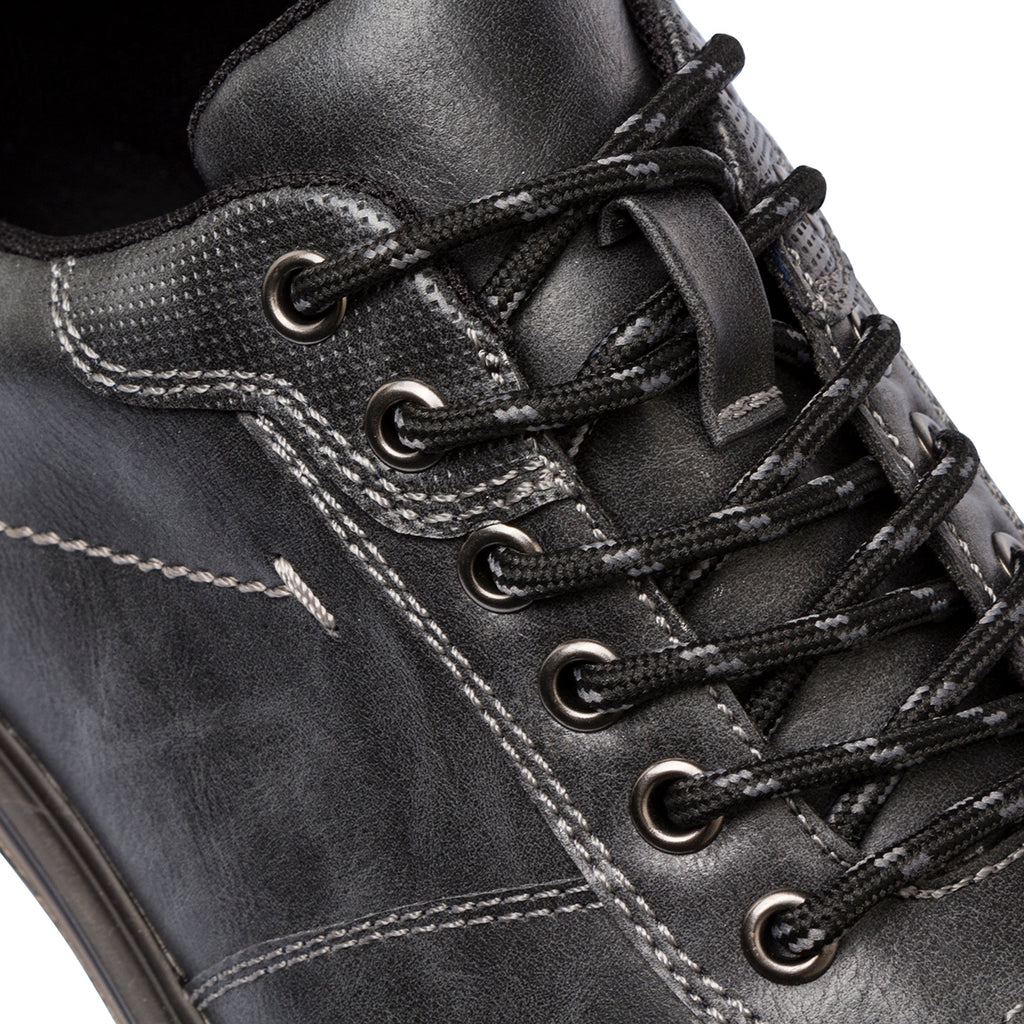 Sneakers eleganti nere effetto vintage da uomo Riflessi Urbani