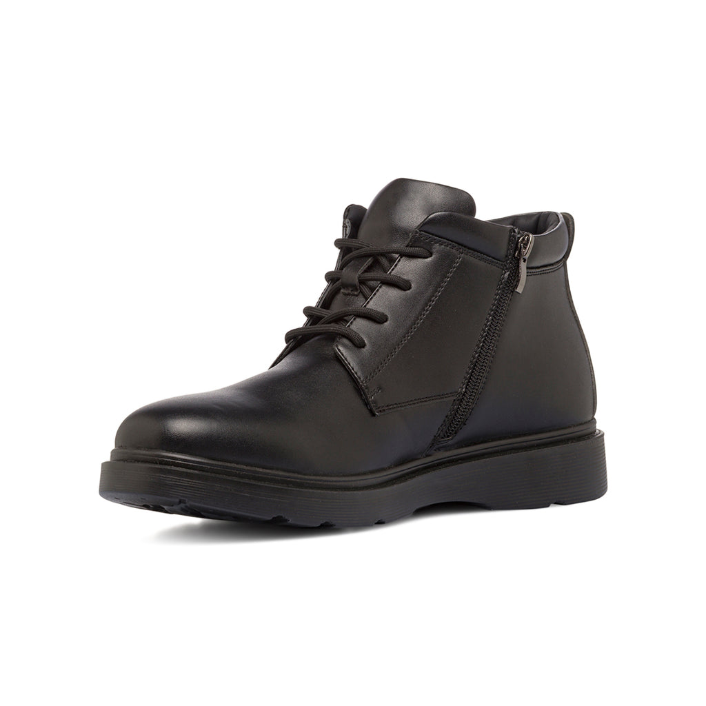 Scarponcini comfort neri da Uomo con cuciture decorative P Soft