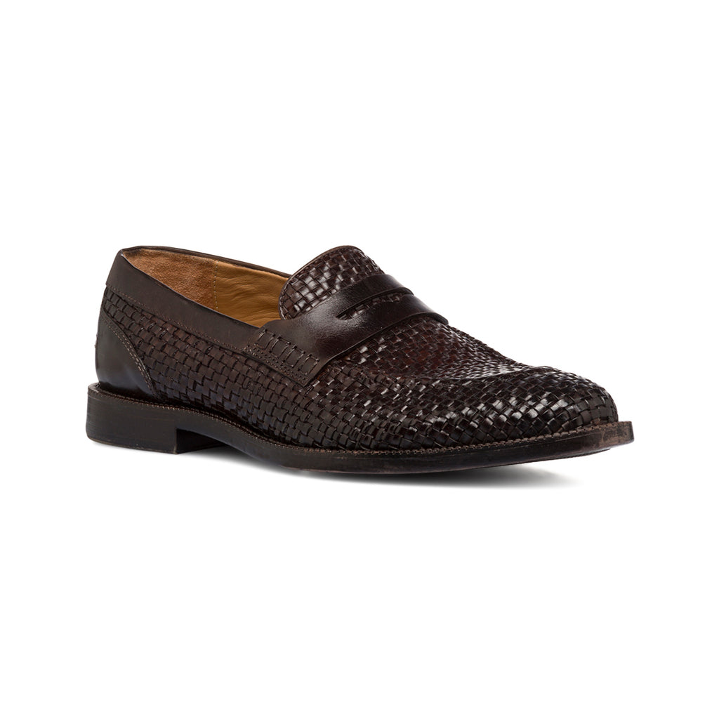 Stringate eleganti marrone in pelle lavorata da uomo La Cuoieria