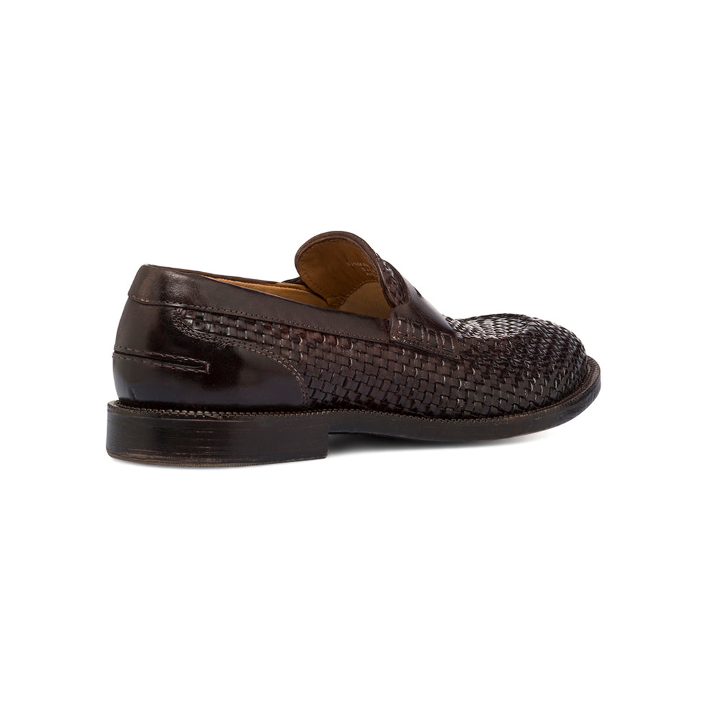 Stringate eleganti marrone in pelle lavorata da uomo La Cuoieria