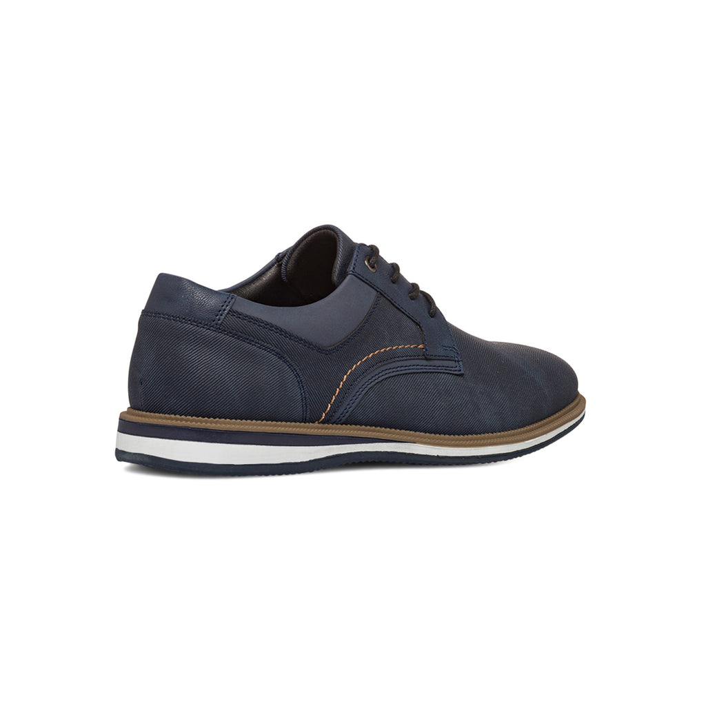 Stringate oxford casual blu da uomo Riflessi Urbani