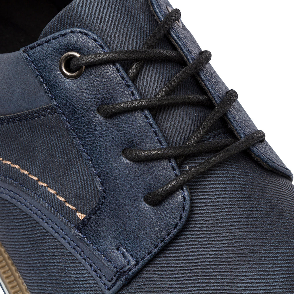 Stringate oxford casual blu da uomo Riflessi Urbani