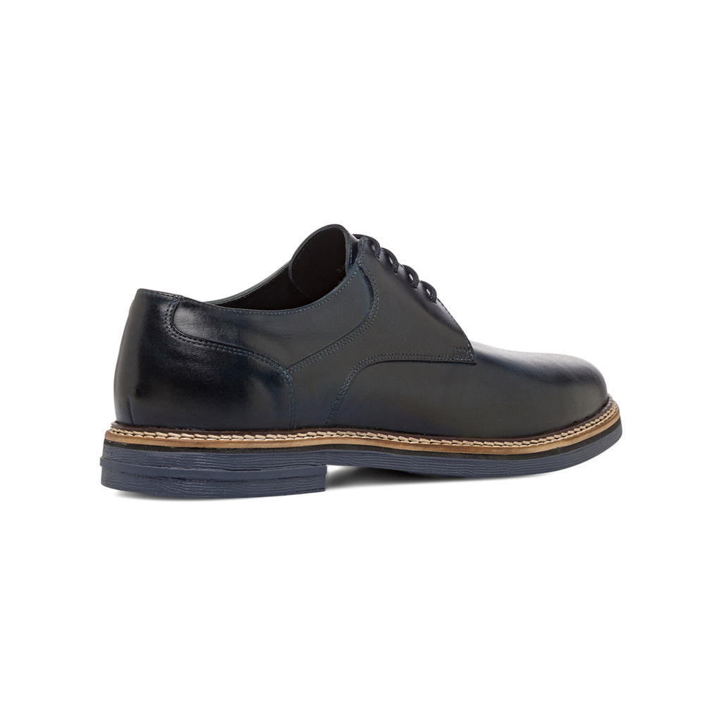 Stringate derby blu da Uomo in pelle La Cuoieria