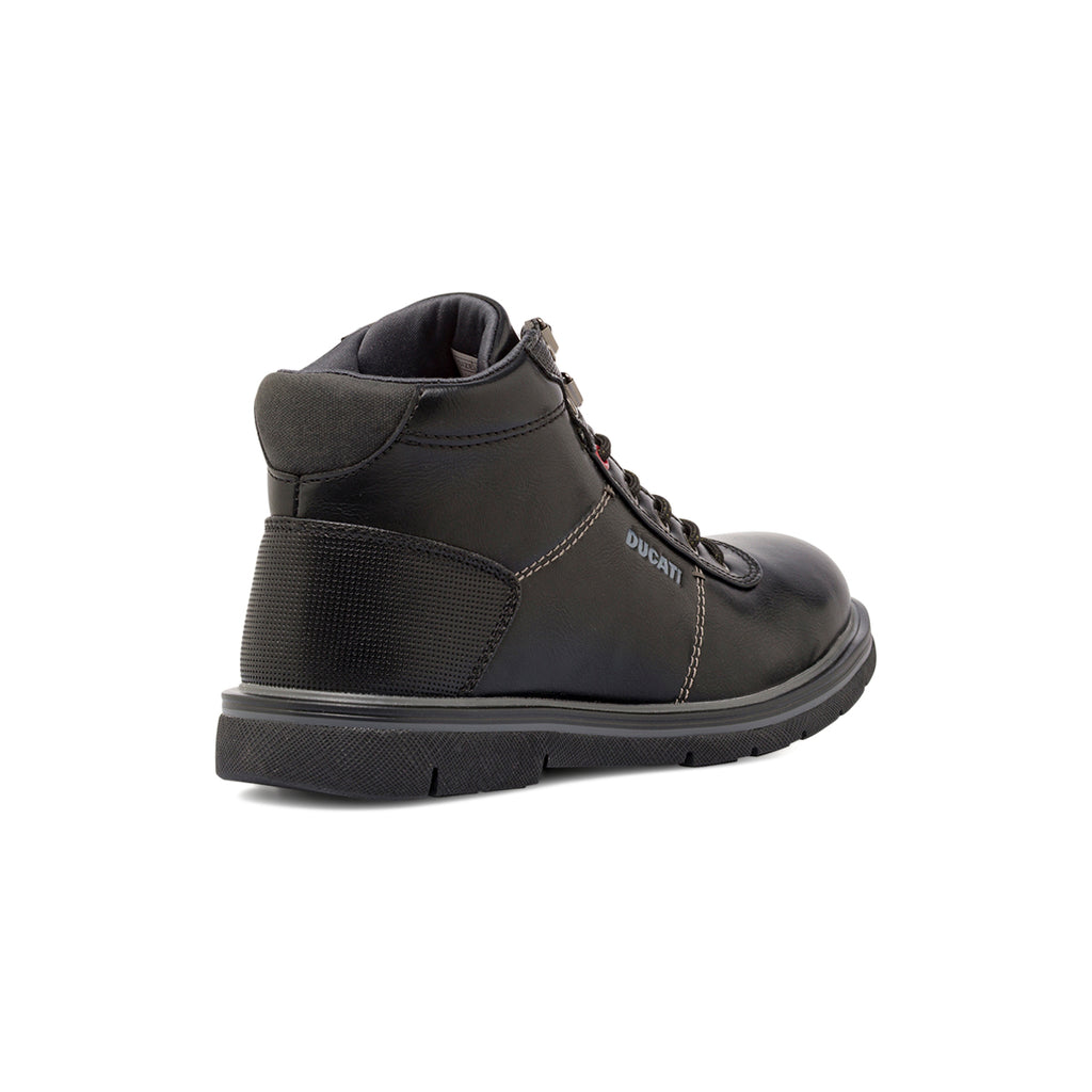 Stivaletti neri da uomo con logo laterale  Ducati