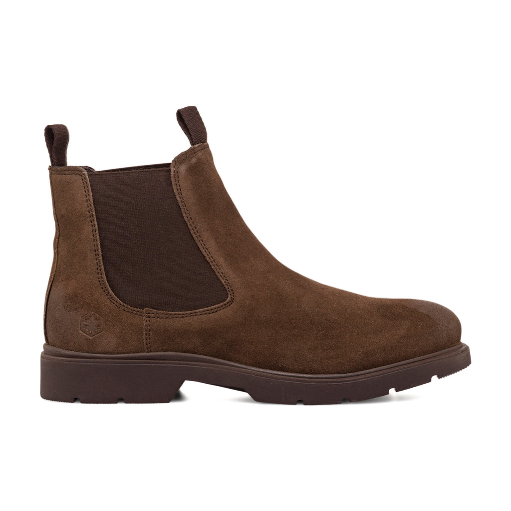 Stivaletti da uomo marroni in pelle scamosciata Lumberjack