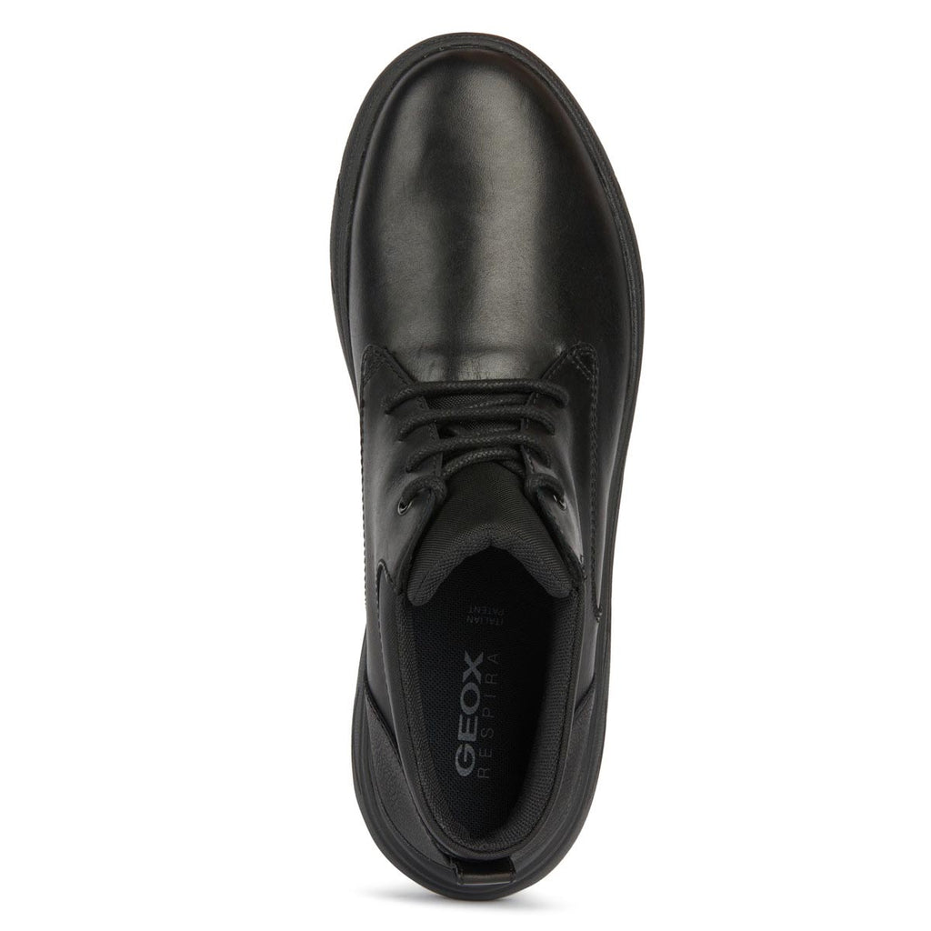 Scarpe eleganti e traspiranti da Uomo nero Geox in Pelle