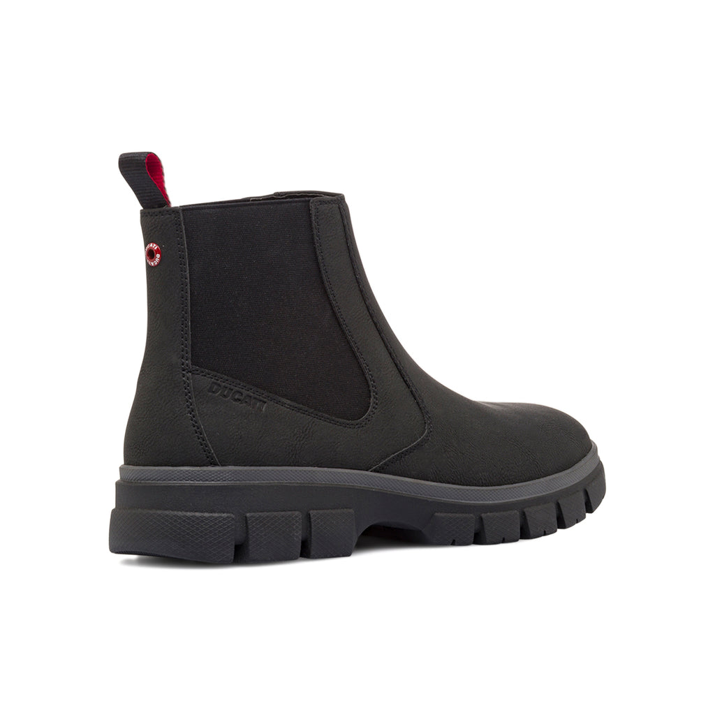 Stivaletti Chelsea da uomo neri Ducati DC2351 con fascia elastica