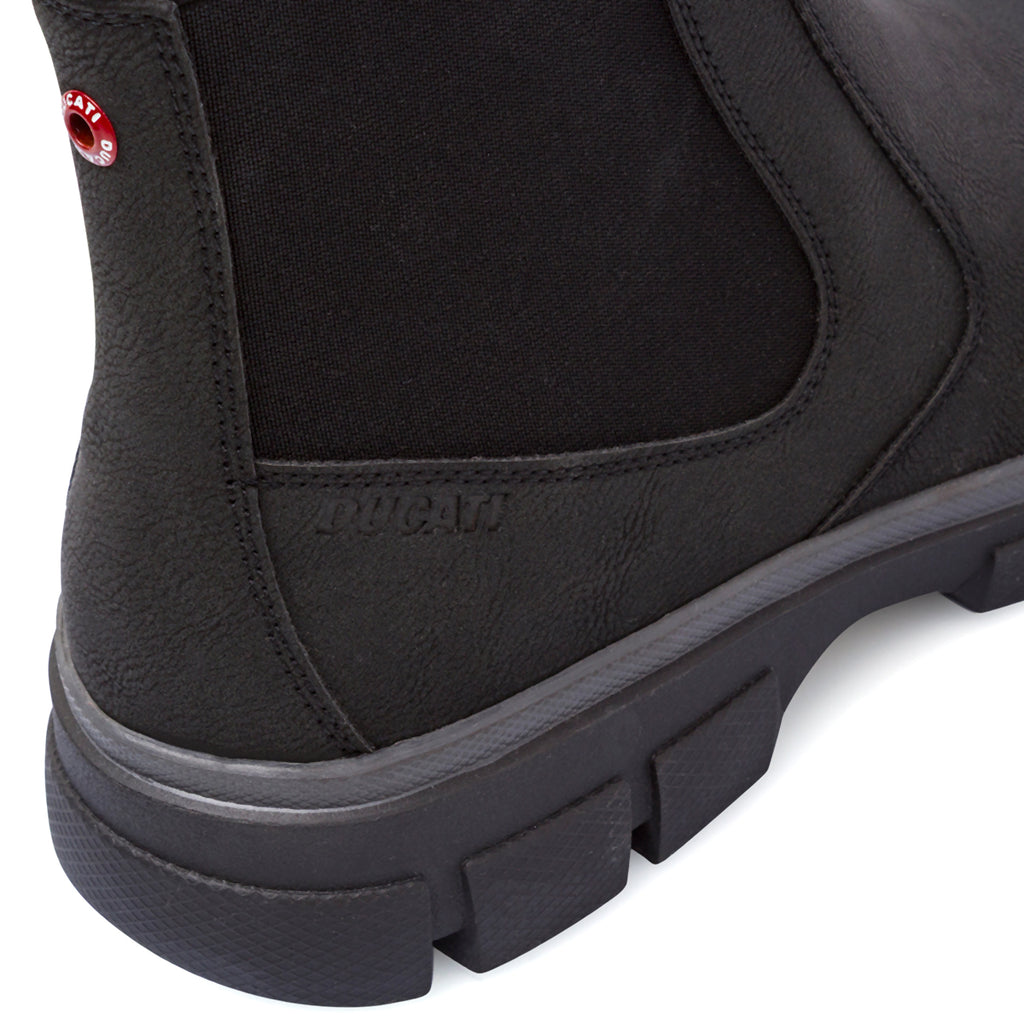 Stivaletti Chelsea da uomo neri Ducati DC2351 con fascia elastica