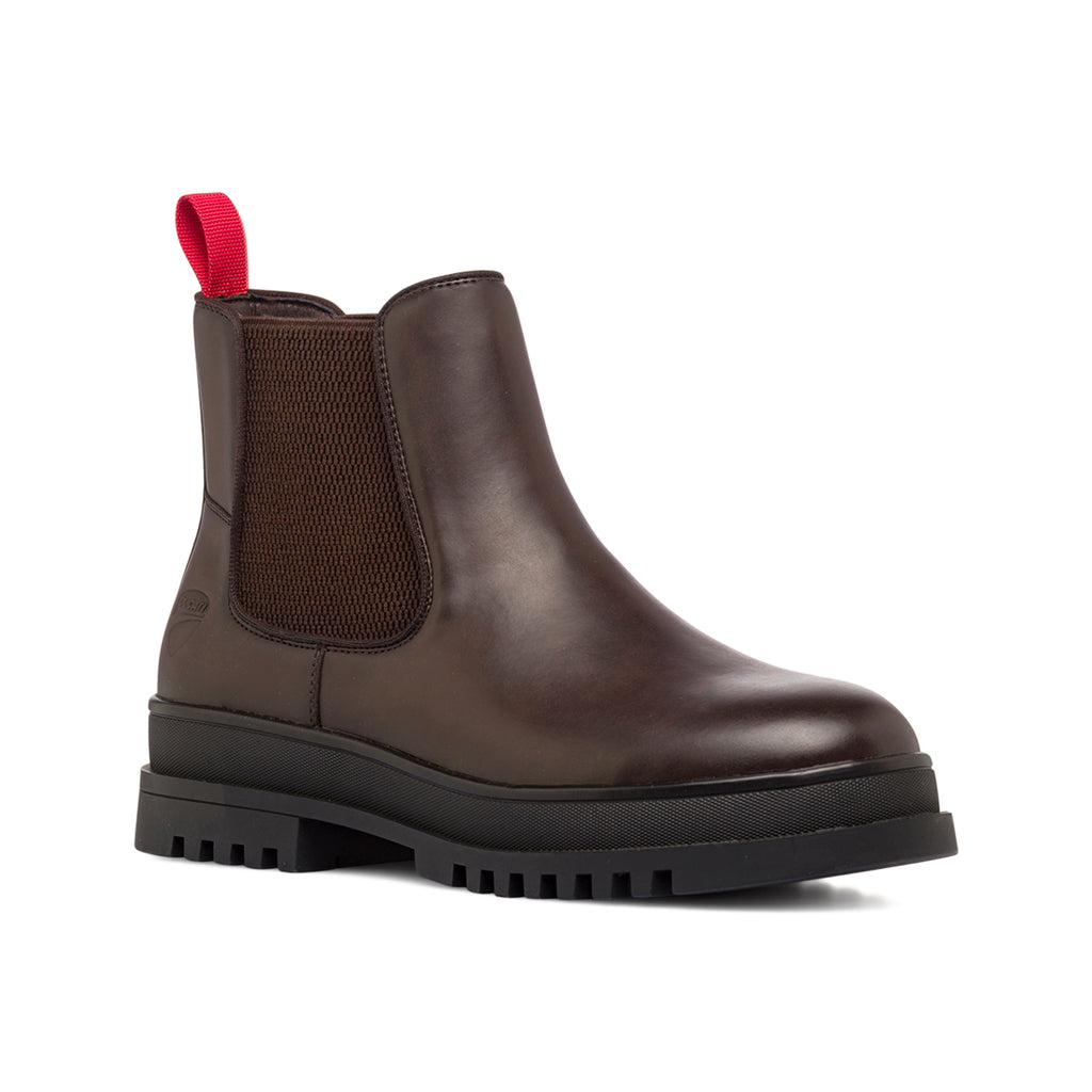 Chelsea Boot da uomo marroni con suola carrarmato Ducati