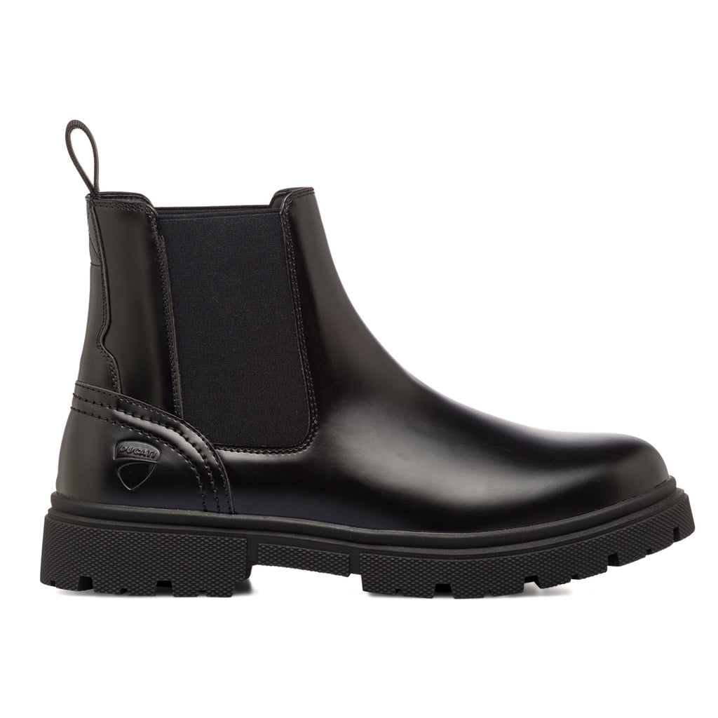 Sivaletti Chelsea da uomo neri Ducati con suola chunky