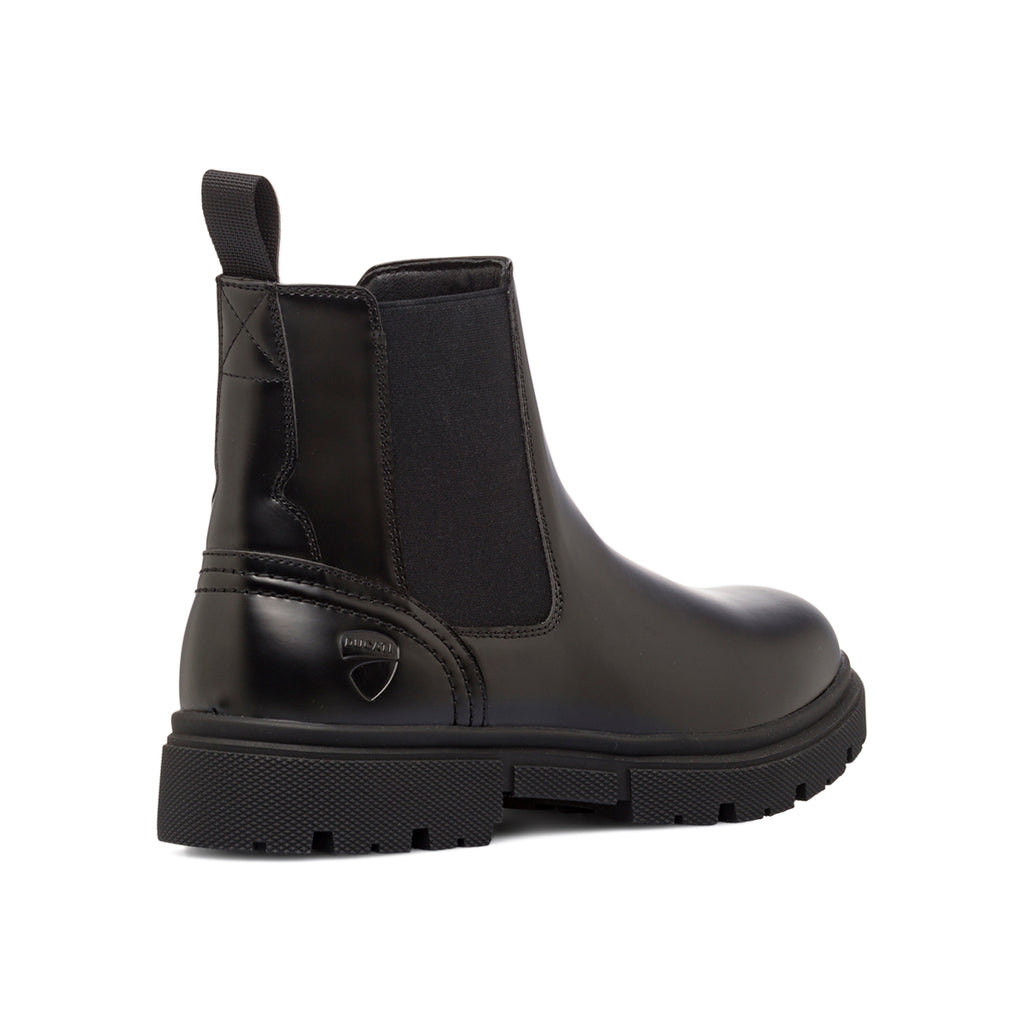 Sivaletti Chelsea da uomo neri Ducati con suola chunky