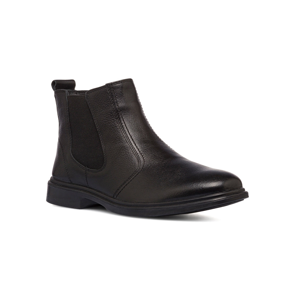 Stivaletti comfort neri da uomo in pelle P Soft