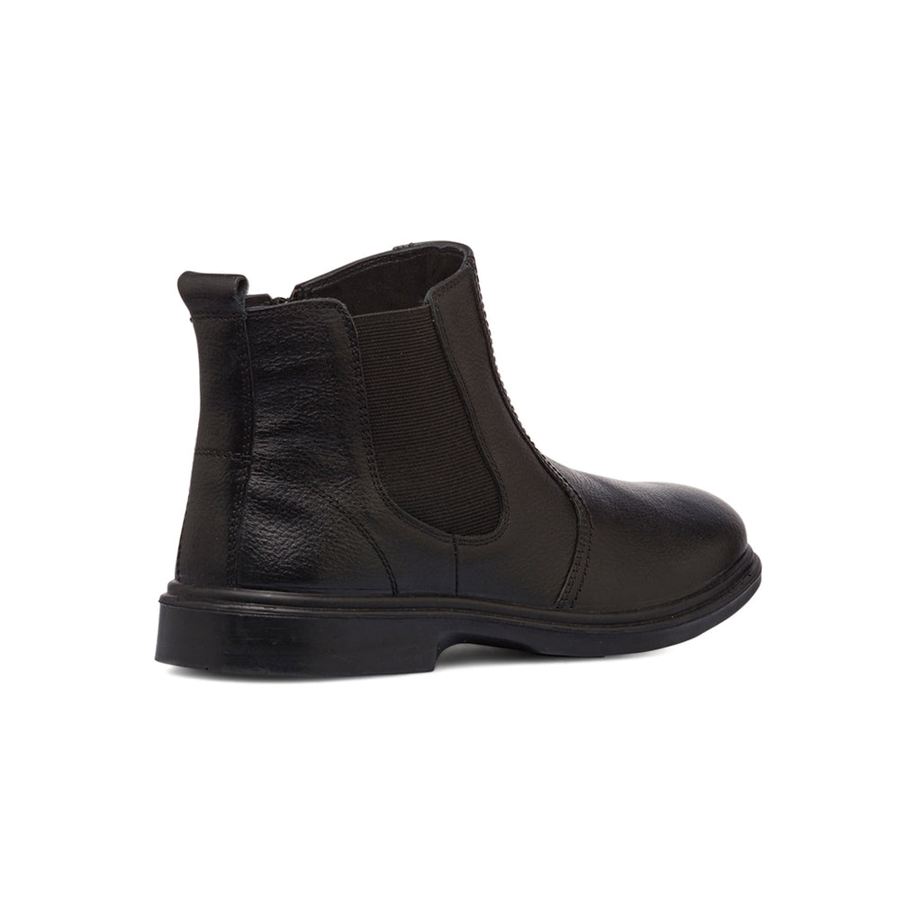 Stivaletti comfort neri da uomo in pelle P Soft