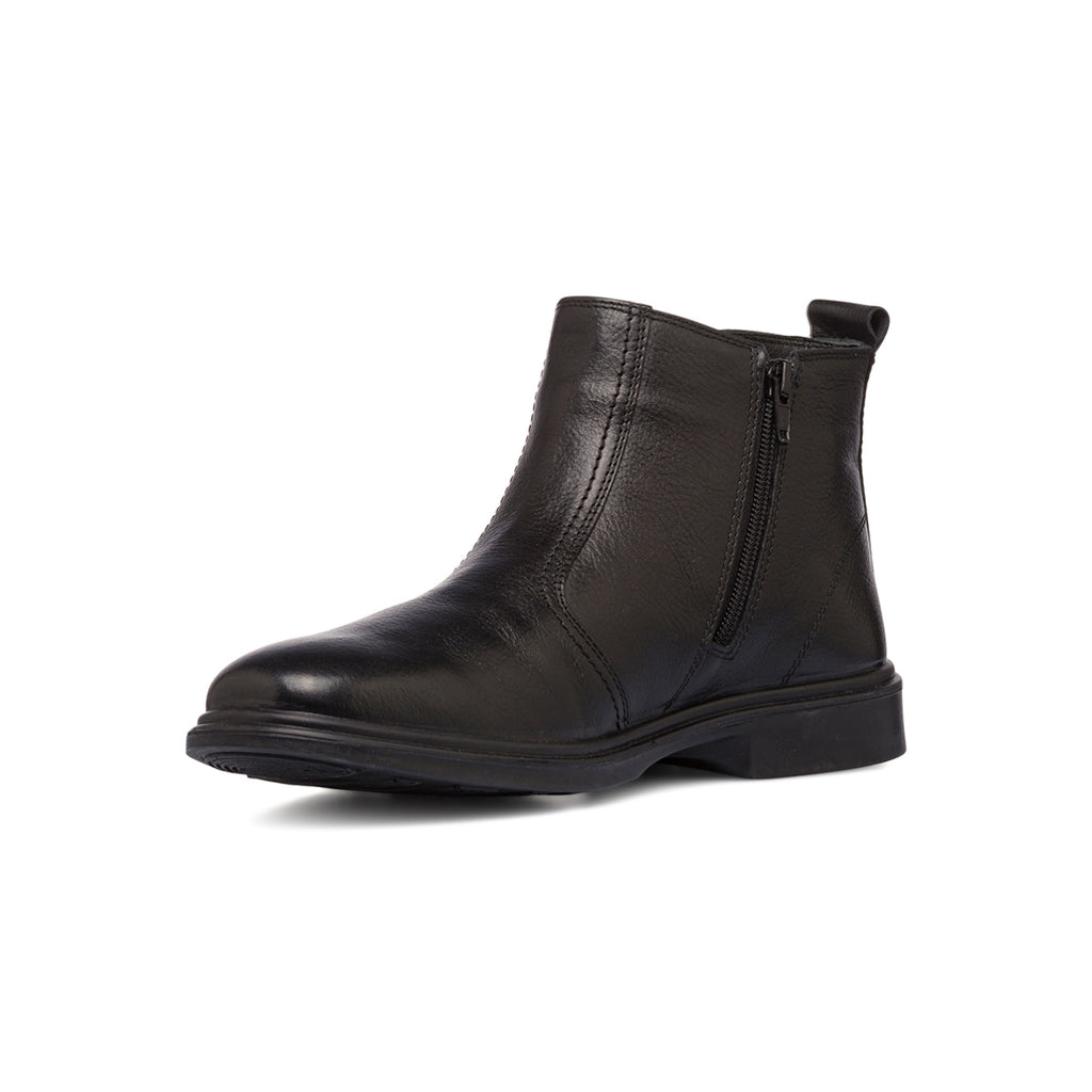 Stivaletti comfort neri da uomo in pelle P Soft