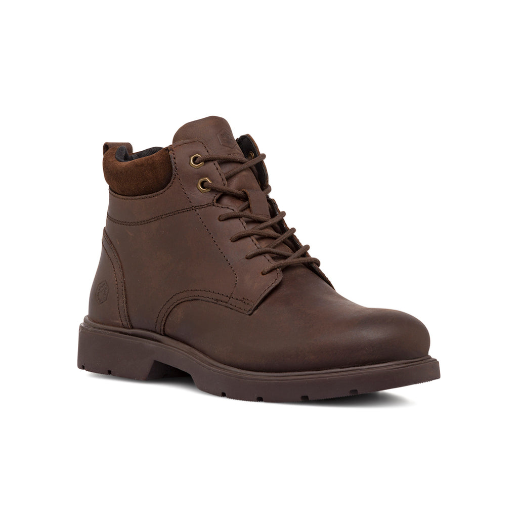 Scarponcini marroni in pelle da uomo Lumberjack