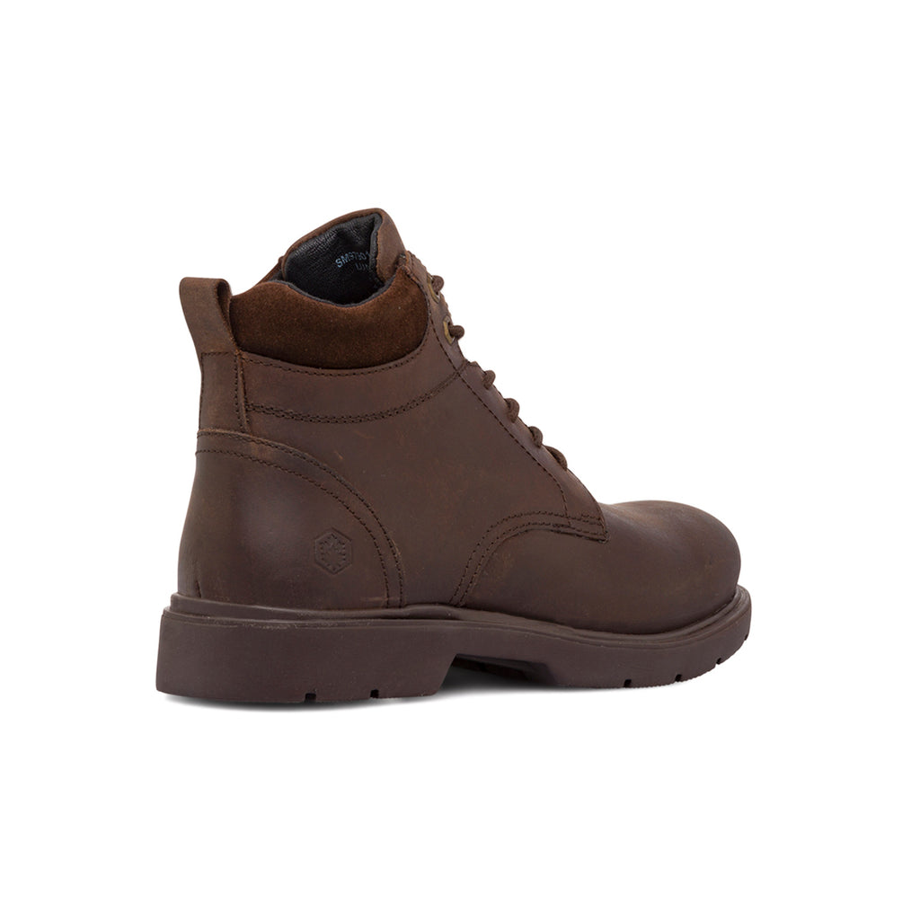 Scarponcini marroni in pelle da uomo Lumberjack