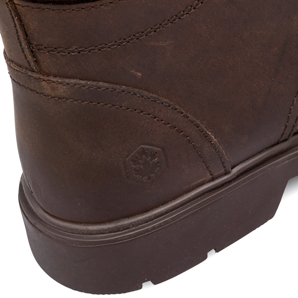 Scarponcini marroni in pelle da uomo Lumberjack