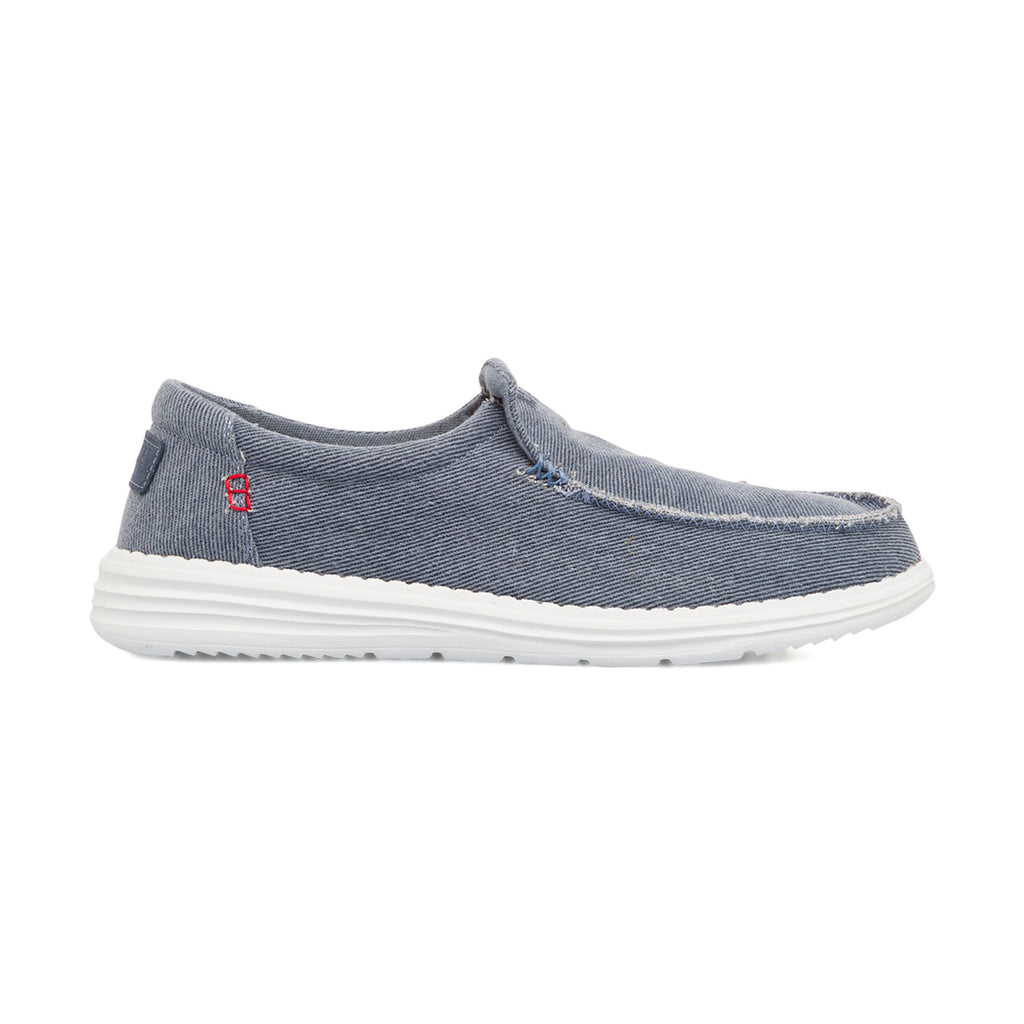 Mocassini slip-on in tessuto blu jeans Nautica Jeans