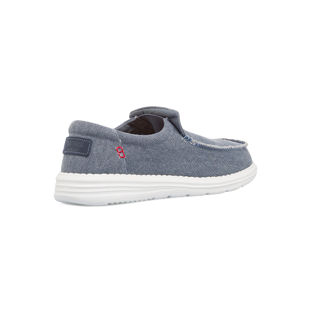 Mocassini slip-on in tessuto blu jeans Nautica Jeans