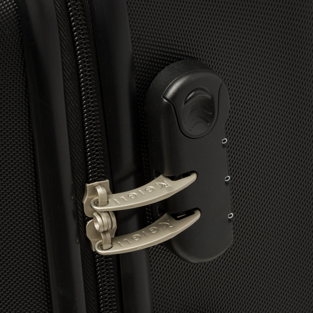 Trolley bagaglio a mano nero in ABS Romeo Gigli